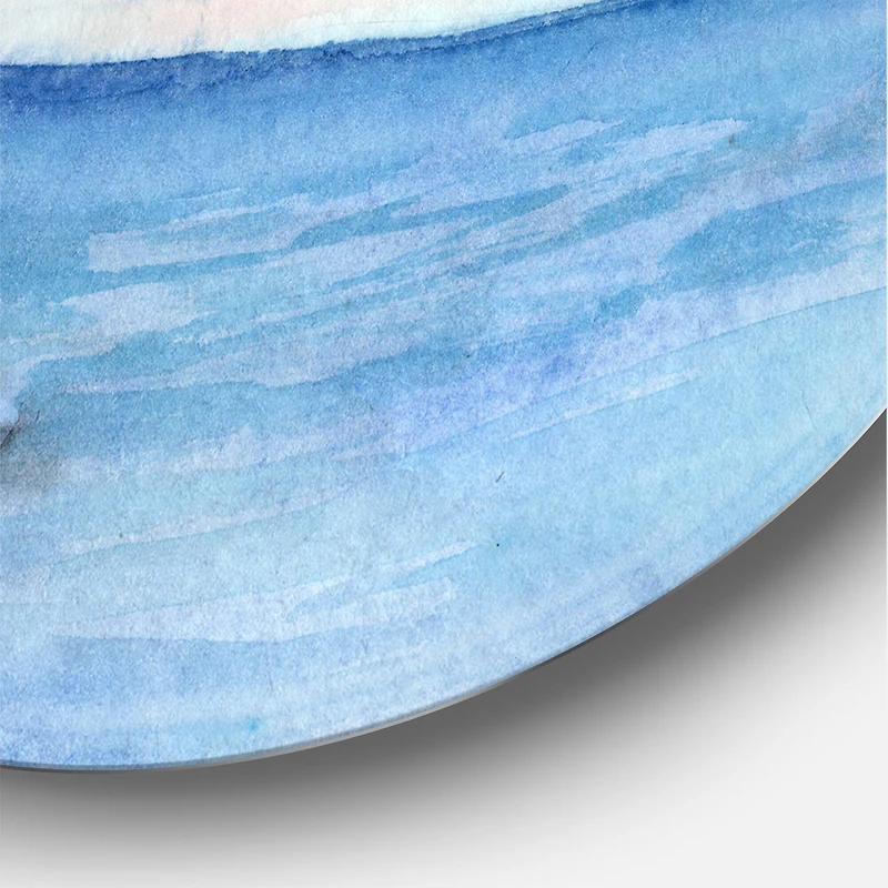 Designart - A Lighthouse On A Rock Shore In Early Morning