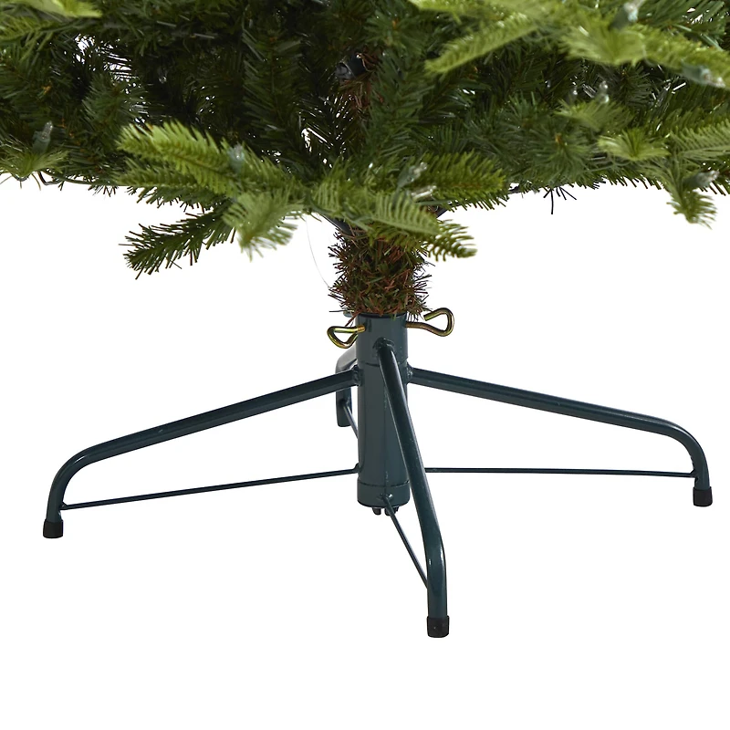 6ft. Pre-Lit Layered Washington Spruce Artificial Christmas Tree with Clear Lights