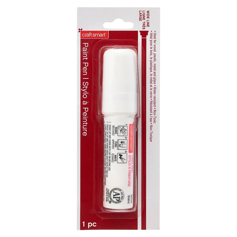 9 Pack: White Wide Line Paint Pen by Craft Smart®