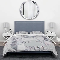 Designart 'Light and Shadow III' Geometric Bedding Set