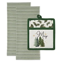 DII® Merry Trees Potholder Gift Set