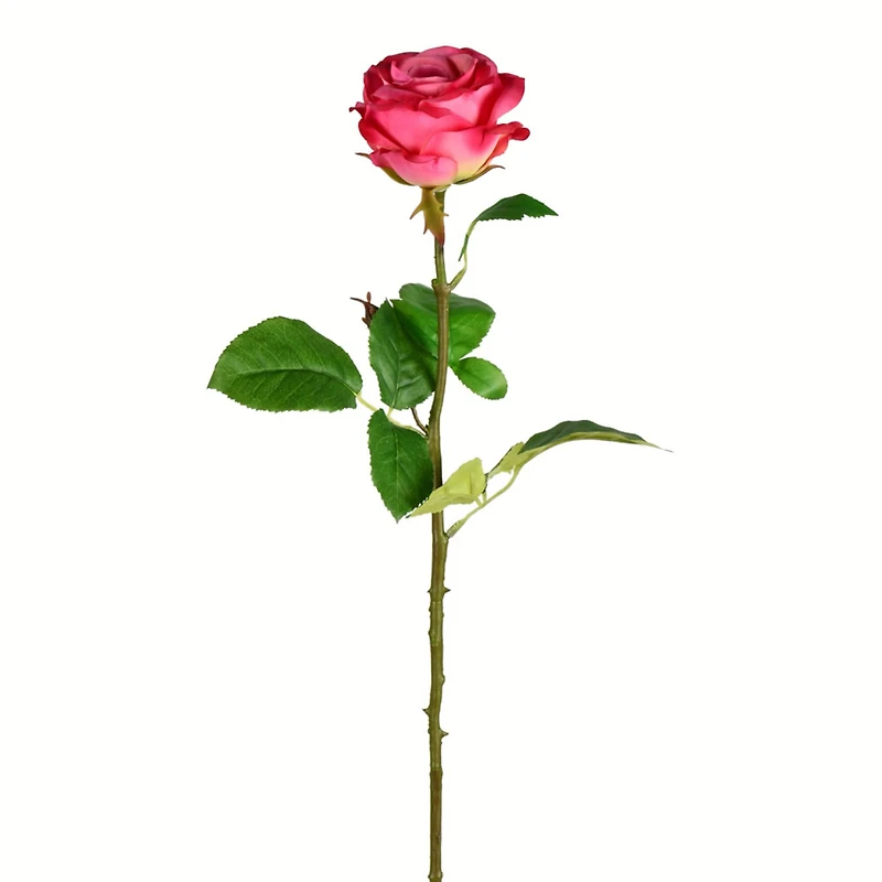 Deep Pink Rose Stem, 6ct.