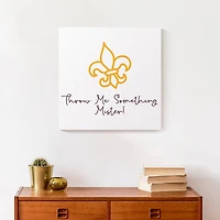 Throw Me Something Canvas Wall Art