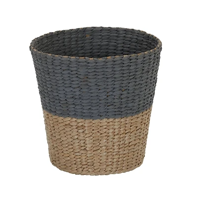 Household Essentials Woven Cattail Waste Basket