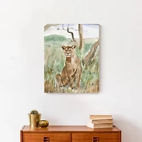 Momma Lion 16" x 20" Canvas Wall Art