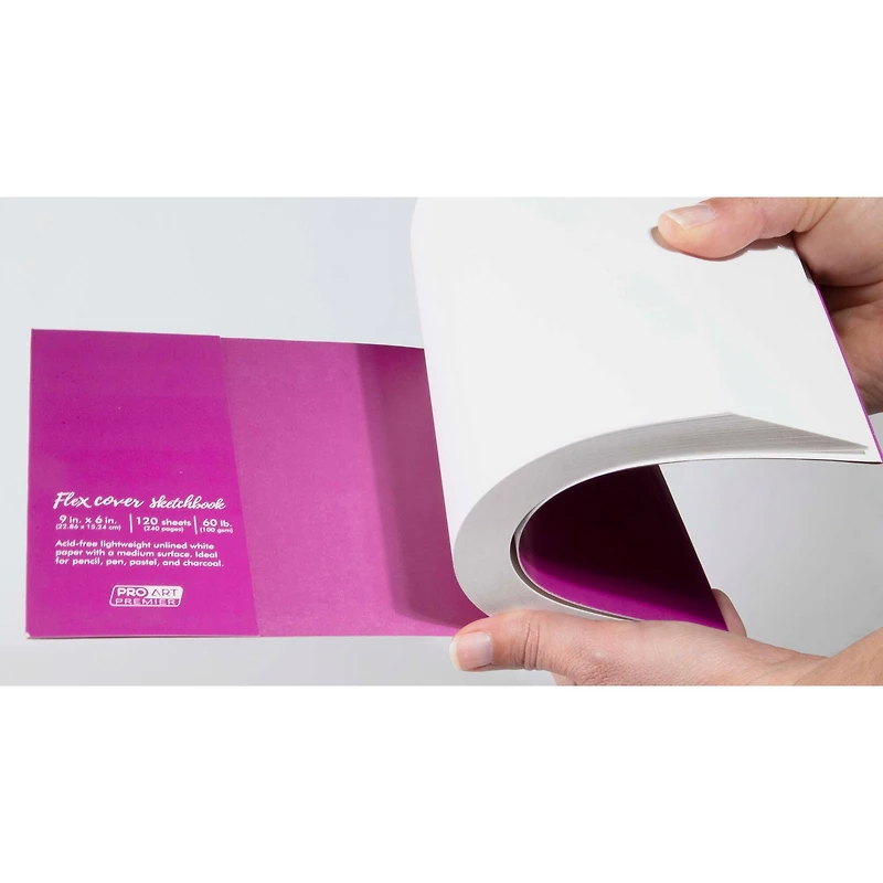 Pro Art® Premium Sketchbook with Flexible Cover, 9" x 6"