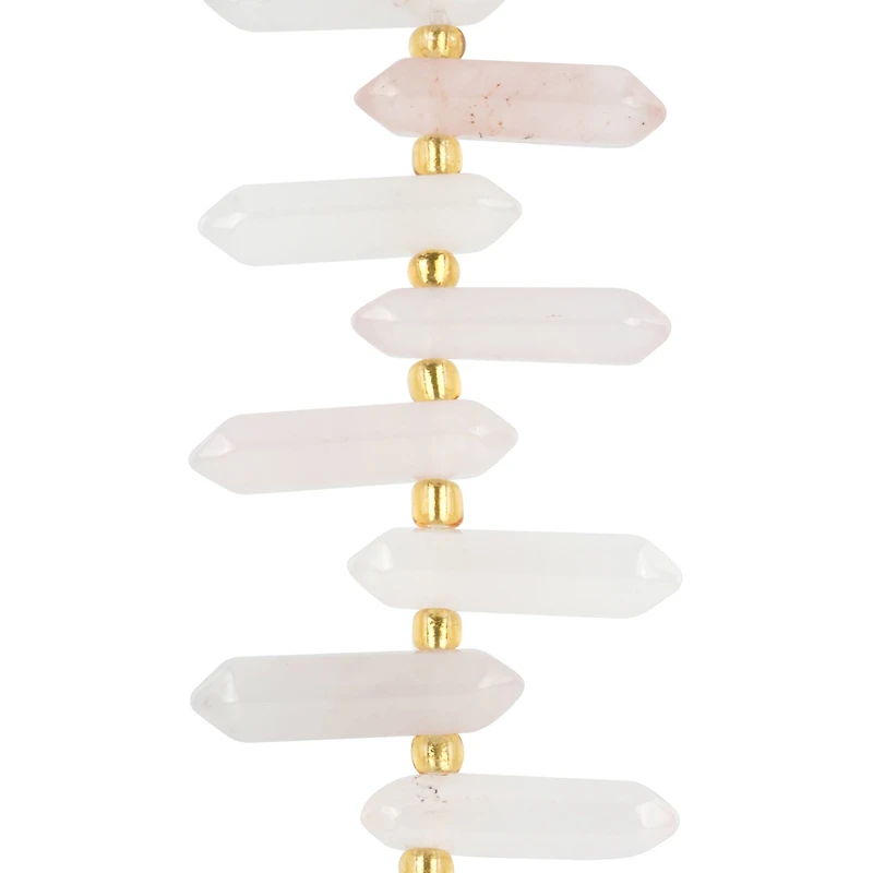 Rose Quartz Spike Beads by Bead Landing™