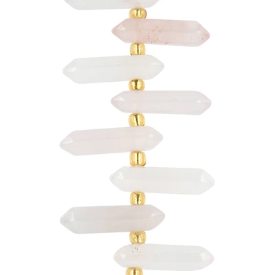 Rose Quartz Spike Beads by Bead Landing™