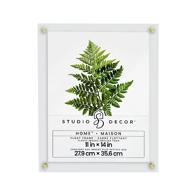 Home™ 11" x 14" Clear Float Frame by Studio Décor®