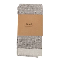 Hello Honey® Gray Cotton Waffle Weave Tea Towels, 2ct.