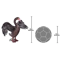 Design Toscano 19" Beautiful Black Swan Statue