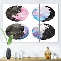 Designart - Moon Phases With Stars and Sky