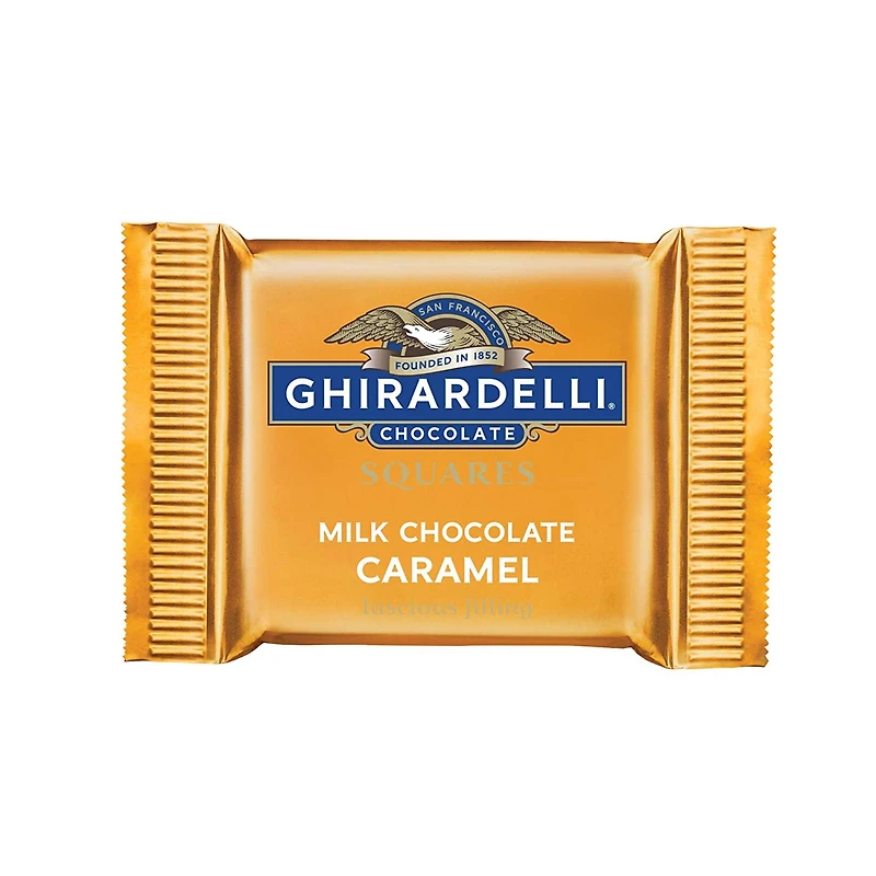 Ghirardelli® Caramel Filled Milk Chocolate Square