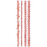 6 Pack: Pink Quartzite Beads Value Pack by Bead Landing™
