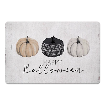 Happy Halloween Pumpkins Floor Mat