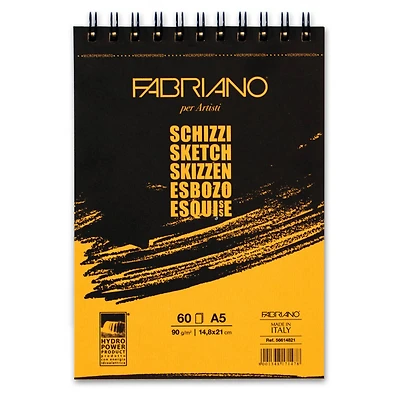 5 Pack: Fabriano® Schizzi Sketchbook, 5'' x 8''