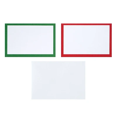 Mini Red & Green Border Card & Envelope Set by Recollections™