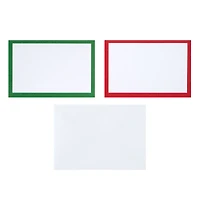 Mini Red & Green Border Card & Envelope Set by Recollections™