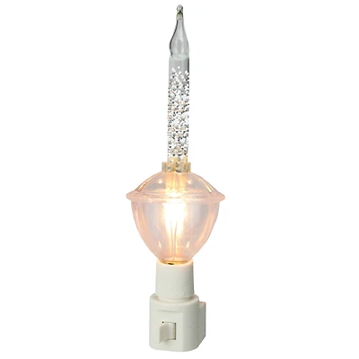 6.5" Clear Retro Style Christmas Bubble Night Light