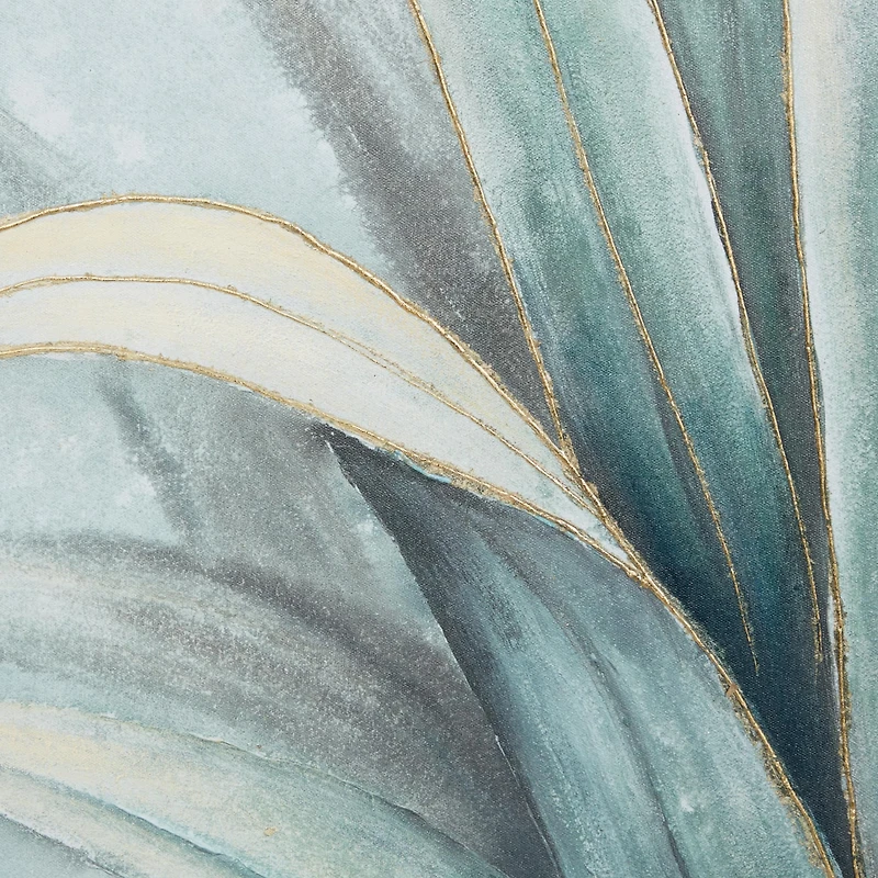 Blue Canvas Coastal Style Wall Art, 47" x 36" x 1"