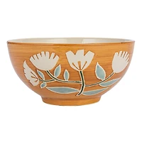 Hello Honey® 8" Hand-Painted Wax Relief Pattern Stoneware Bowls, 6ct.