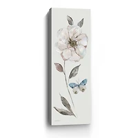 Frosted White Rose Canvas Giclee