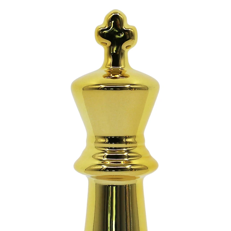7" Gold King Ceramic Tabletop Chess Piece by Ashland®
