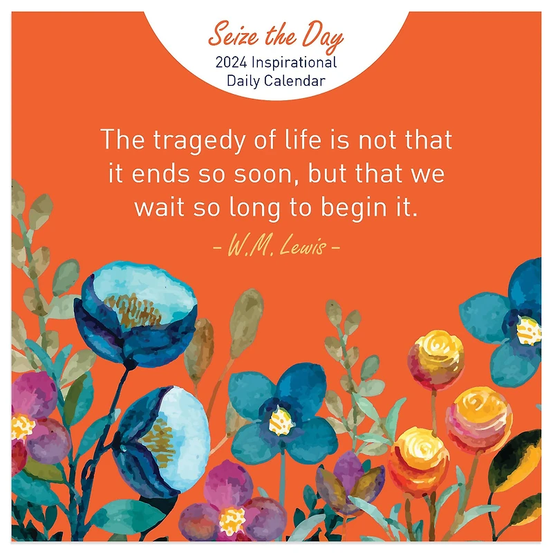 TF Publishing 2024 Seize the Day Daily Desktop Calendar