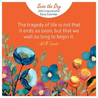 TF Publishing 2024 Seize the Day Daily Desktop Calendar