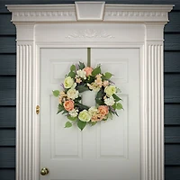 24'' Rose and Peony Flowers Wreath