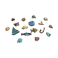 Wooden Jigsaw Puzzle - Boats at Bay: 494 Pcs