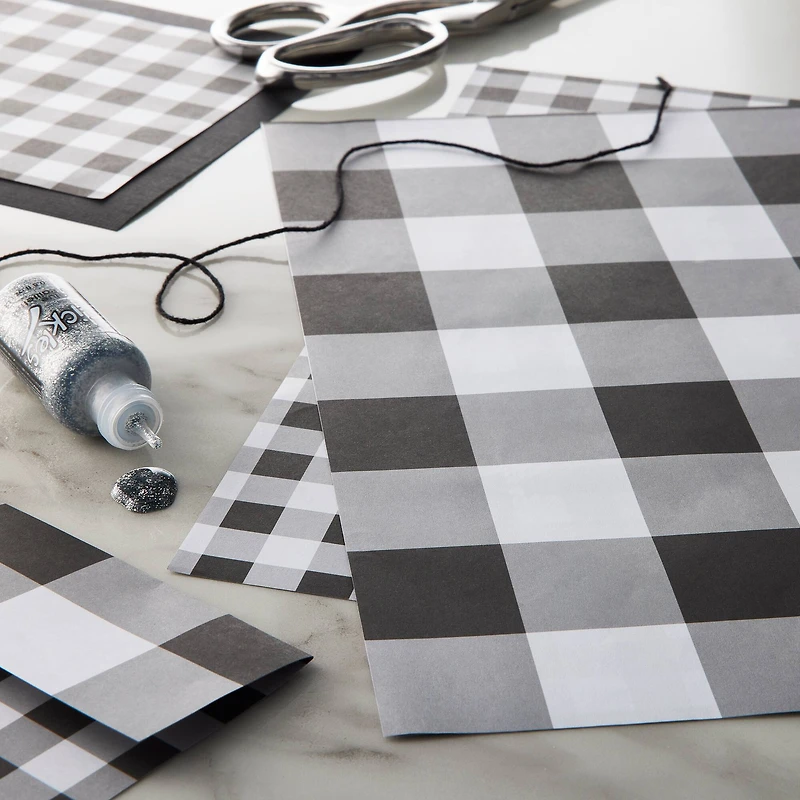 Buffalo Plaid Double-Sided Cardstock by Recollections