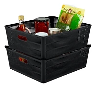 Simplify Slide 2 Stack It Shallow Tote Baskets