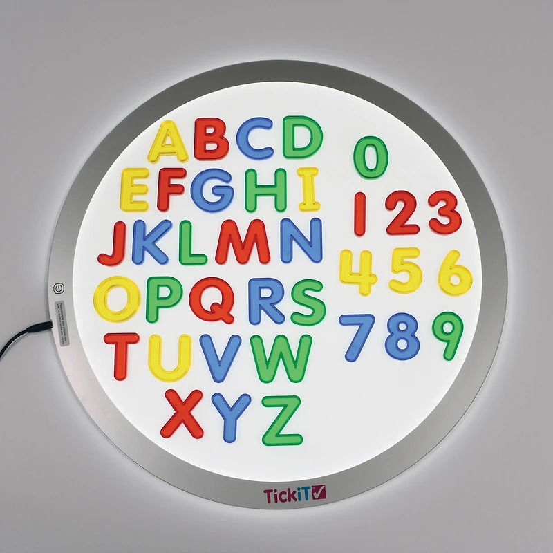 Edx Education Transparent Letters & Number Set