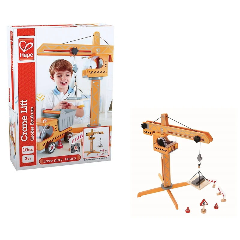 Hape Playscapes Crane Lift Playset