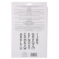 4.5" Classic Caps Alphabet Stencils by Craft Smart®