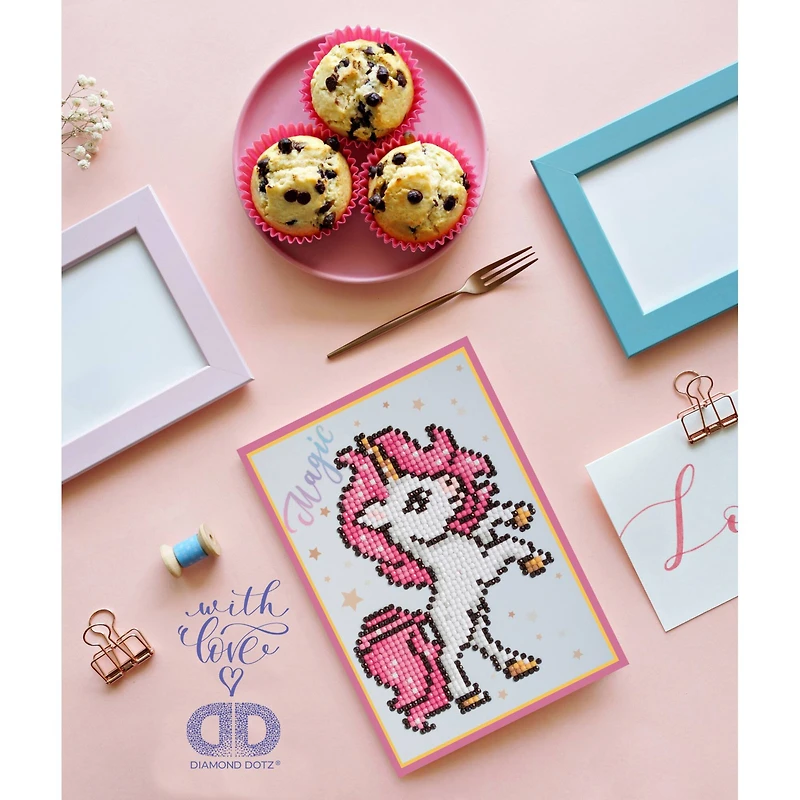 Diamond Dotz® Magic Diamond Painting Greeting Card Kit