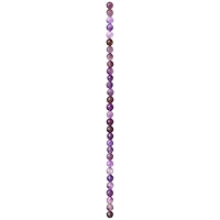 12 Pack: Faceted Amethyst Round Beads, 6mm by Bead Landing™