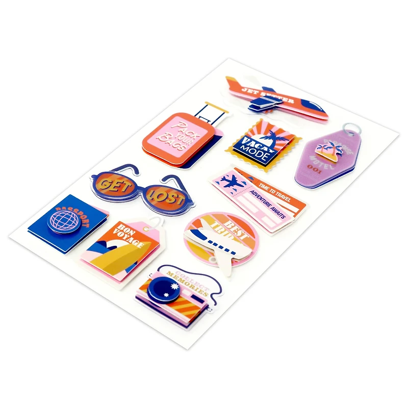 Travel Passport Dimensional Stickers by Recollections™