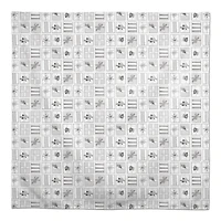 Silver Presents 58x58 Tablecloth