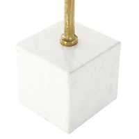 43" Gold Metal Leaf Tall Textured Cutout Sculpture