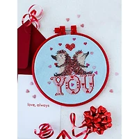 Abris Art Loving Hedgehogs Cross Stitch Kit
