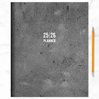 TF Publishing 2025-2026 Concrete Large Monthly Planner