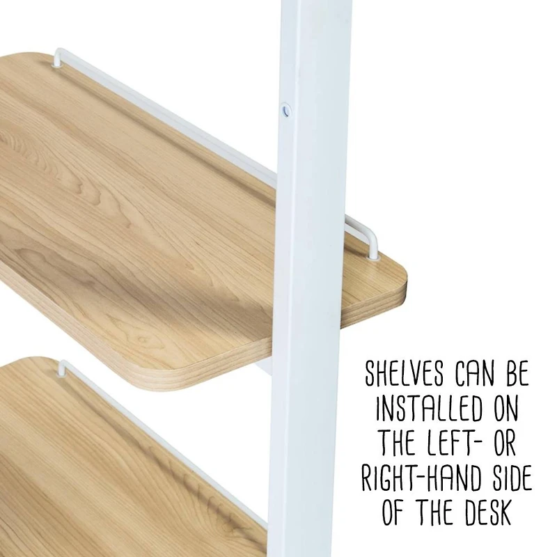 Honey Can Do Home Office Computer Desk with Shelves