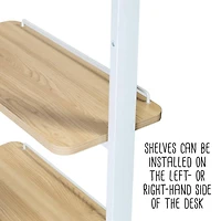 Honey Can Do Home Office Computer Desk with Shelves