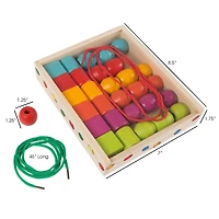 Toy Time Kids Bead & String Lacing Toy Set