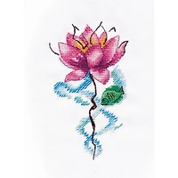 Oven Lotus Cross Stitch Kit