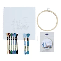 DMC® NYC Intermediate Embroidery Kit with Hoop