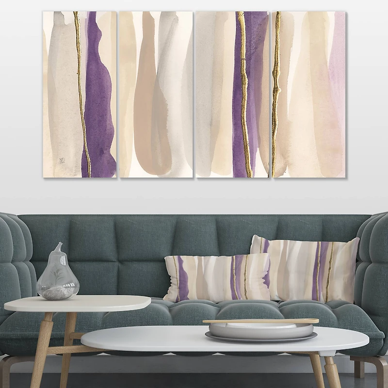 Designart - Shape of Glam Purple III