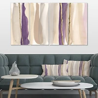 Designart - Shape of Glam Purple III